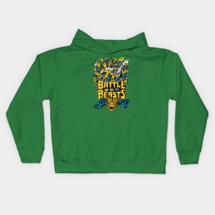 Battle Beasts!! Fire! Water! Wood!! Kids Hoodie